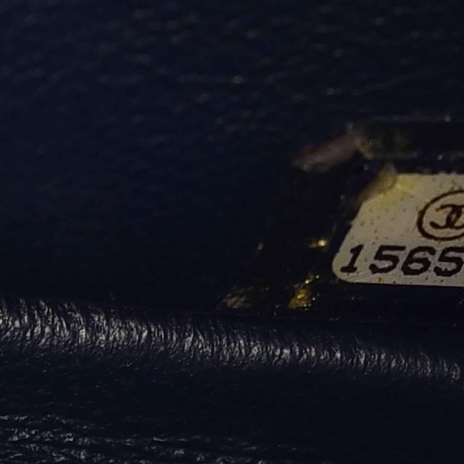 Chanel Caviar Quilted Jumbo Double Flap Navy 9 of 14