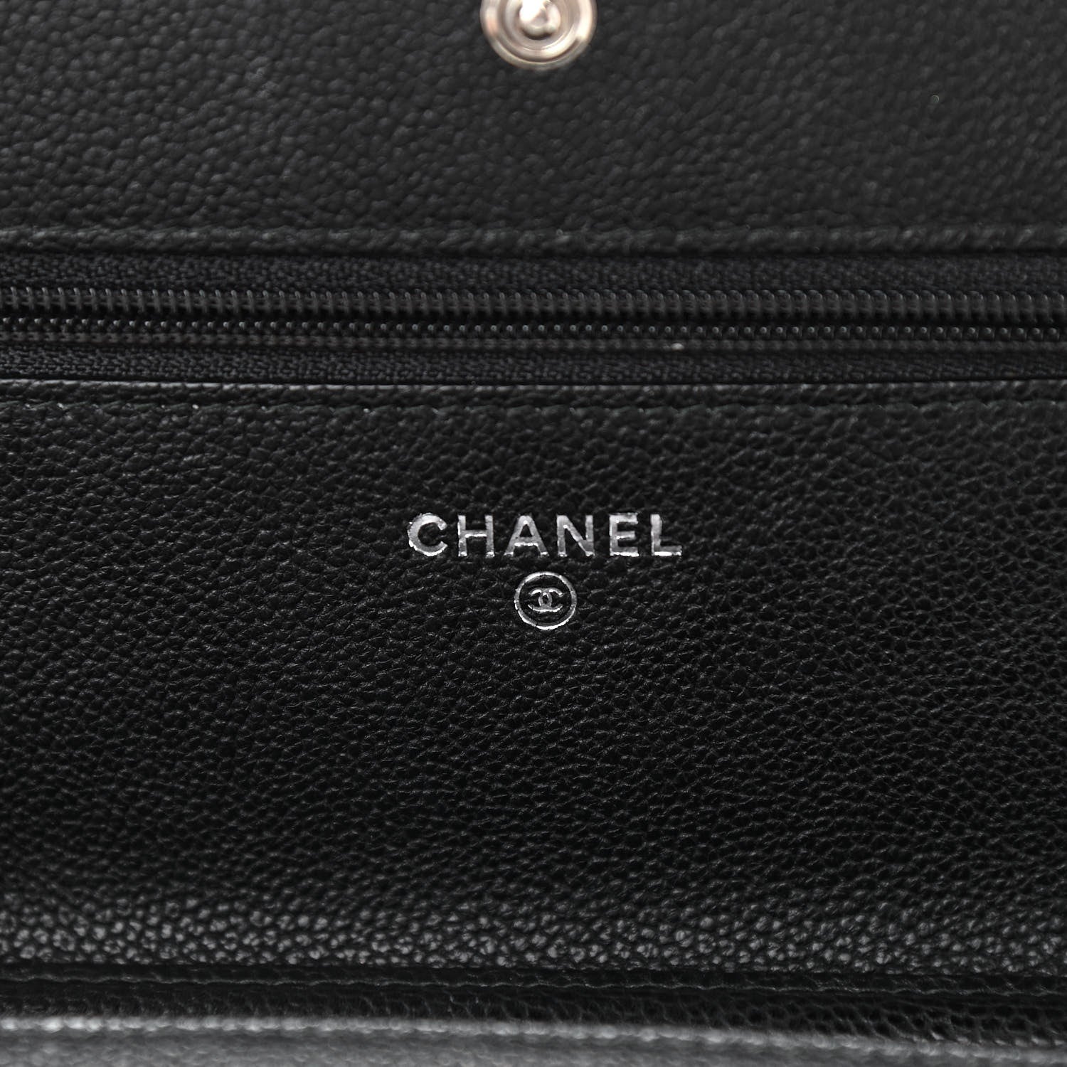 Chanel Caviar Quilted Boy Wallet On Chain WOC Black 7 of 13