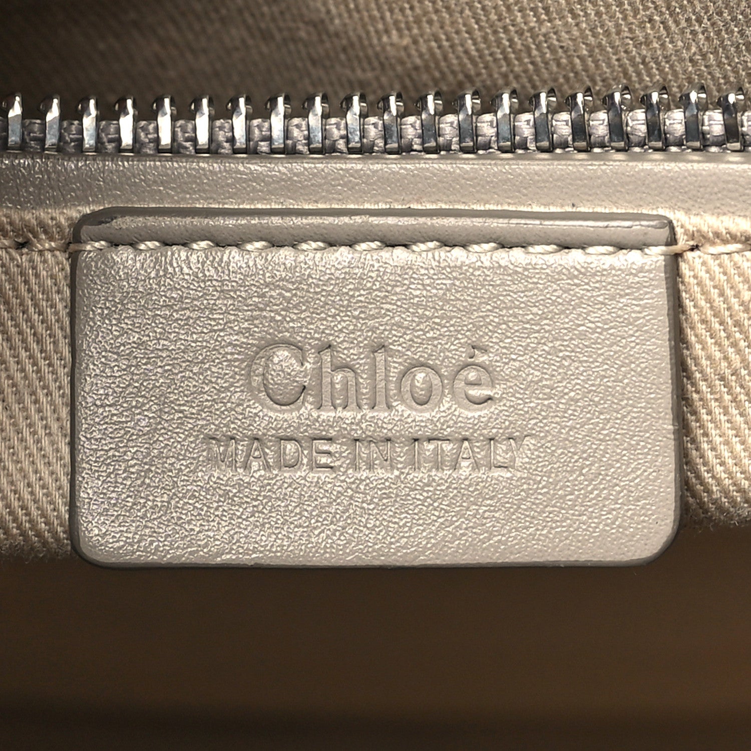 Chloe Shiny Calfskin Medium Annie Shoulder Bag Motty Grey 6 of 13