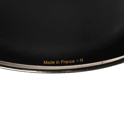 Hermes Enamel Printed Grand Apparat Extra Wide Bracelet 65 Black 5 of 5