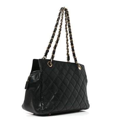 Chanel Caviar Quilted Petit Timeless Tote PTT Black 3 of 10