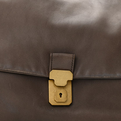 Bottega Veneta Nappa Intrecciato Flap Shoulder Bag Brown 7 of 11