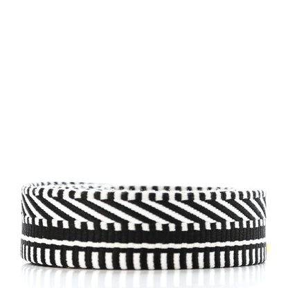 Hermes Toile Swift 25mm Sangle Cavale Shoulder Strap Black Ecru 2 of 3