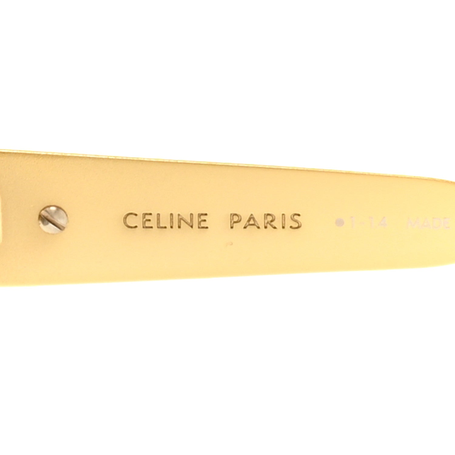 Celine Metal Triomphe 01 Sunglasses CL40235U Gold Green 5 of 7