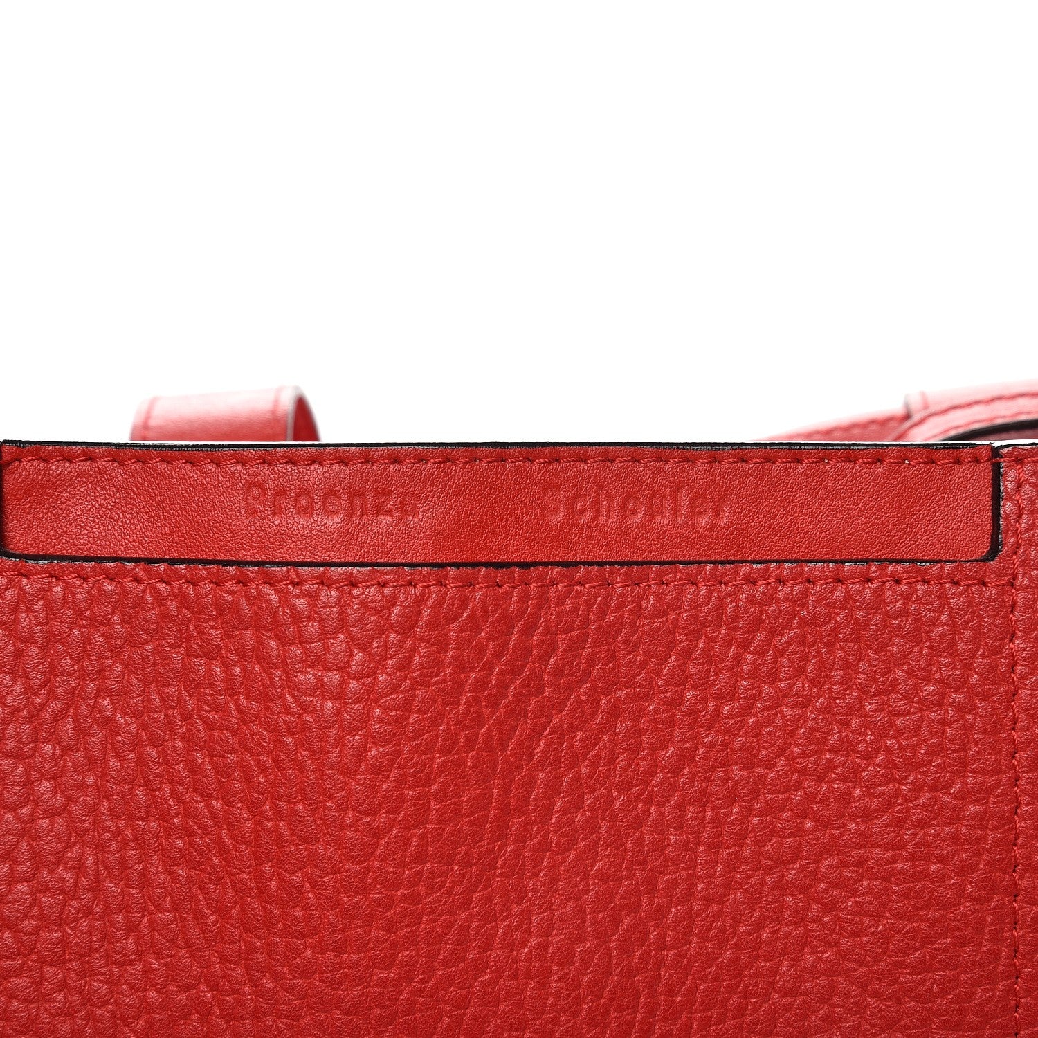 Proenza Schouler Pebbled Calfskin PS Courier Backpack Red 6 of 11
