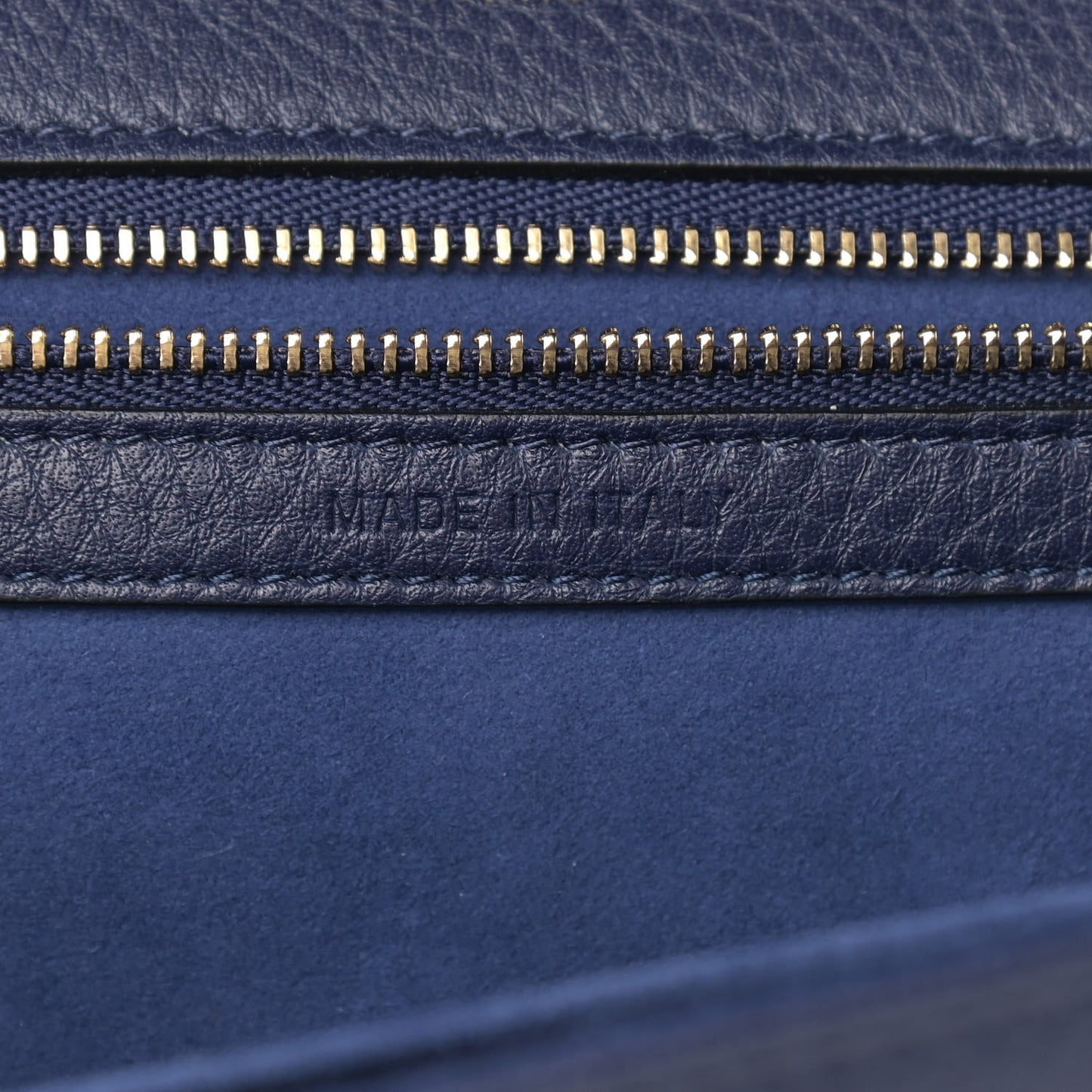 Grained Calfskin Medium Diorama Flap Bag Indigo Blue