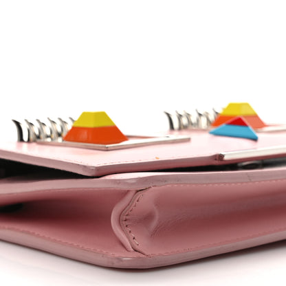 Fendi Vitello Century Hypnoteyes Tube Wallet On Chain Bubblegum 8 of 10