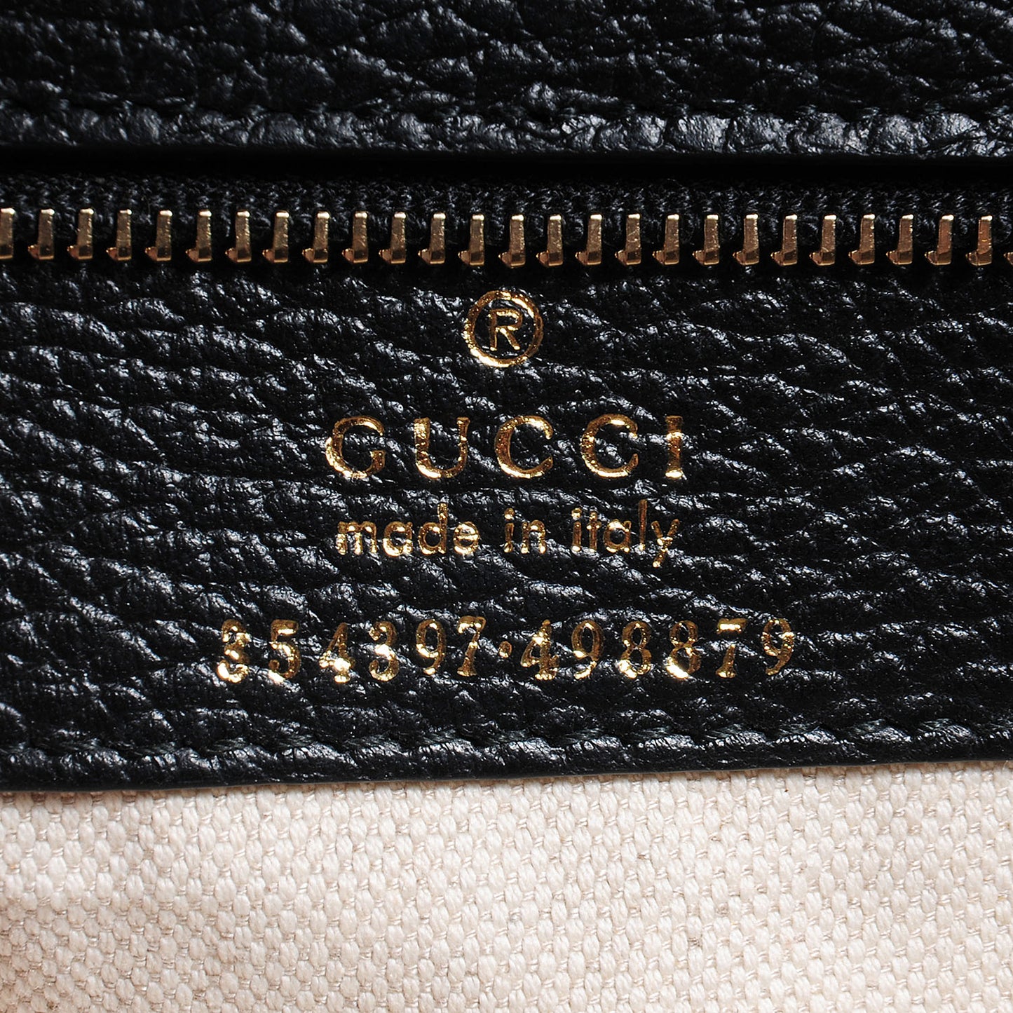 Dollar Calfskin Medium Swing Tote Black