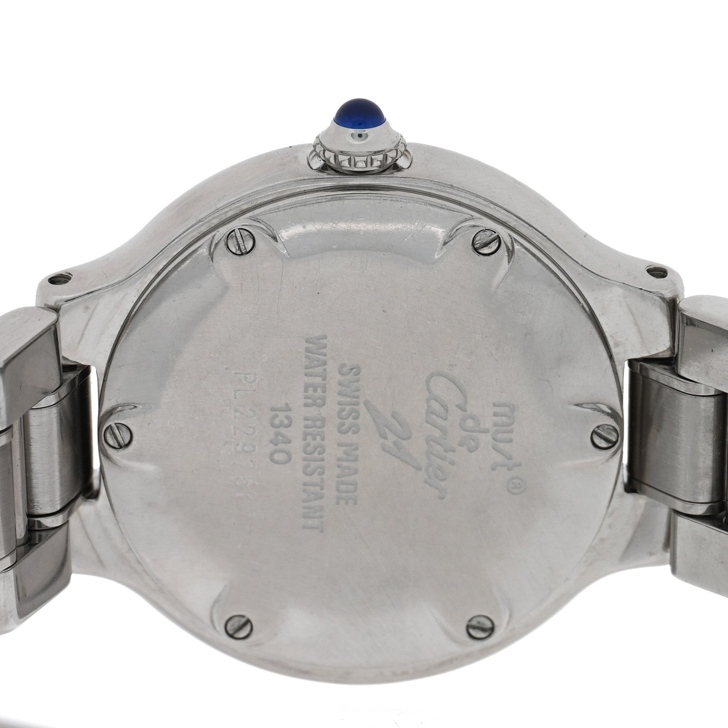 Cartier Stainless Steel 28mm Must De 21 Quartz Watch 4 of 4