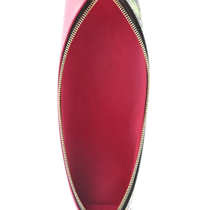 Louis Vuitton Monogram 2021 Christmas Animation Hollywood Elizabeth Pencil Pouch Coquelicot 6 of 8