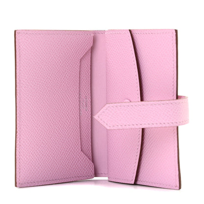 Hermes Epsom Mini Bearn Wallet Mauve Sylvester 7 of 7