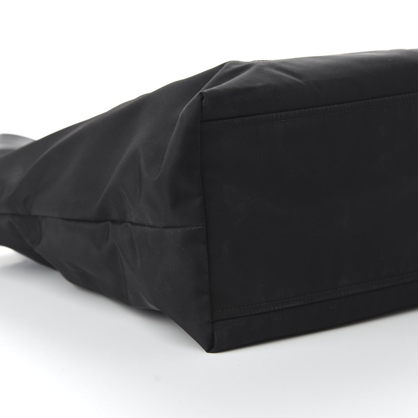 Tessuto Nylon Saffiano Tote Black