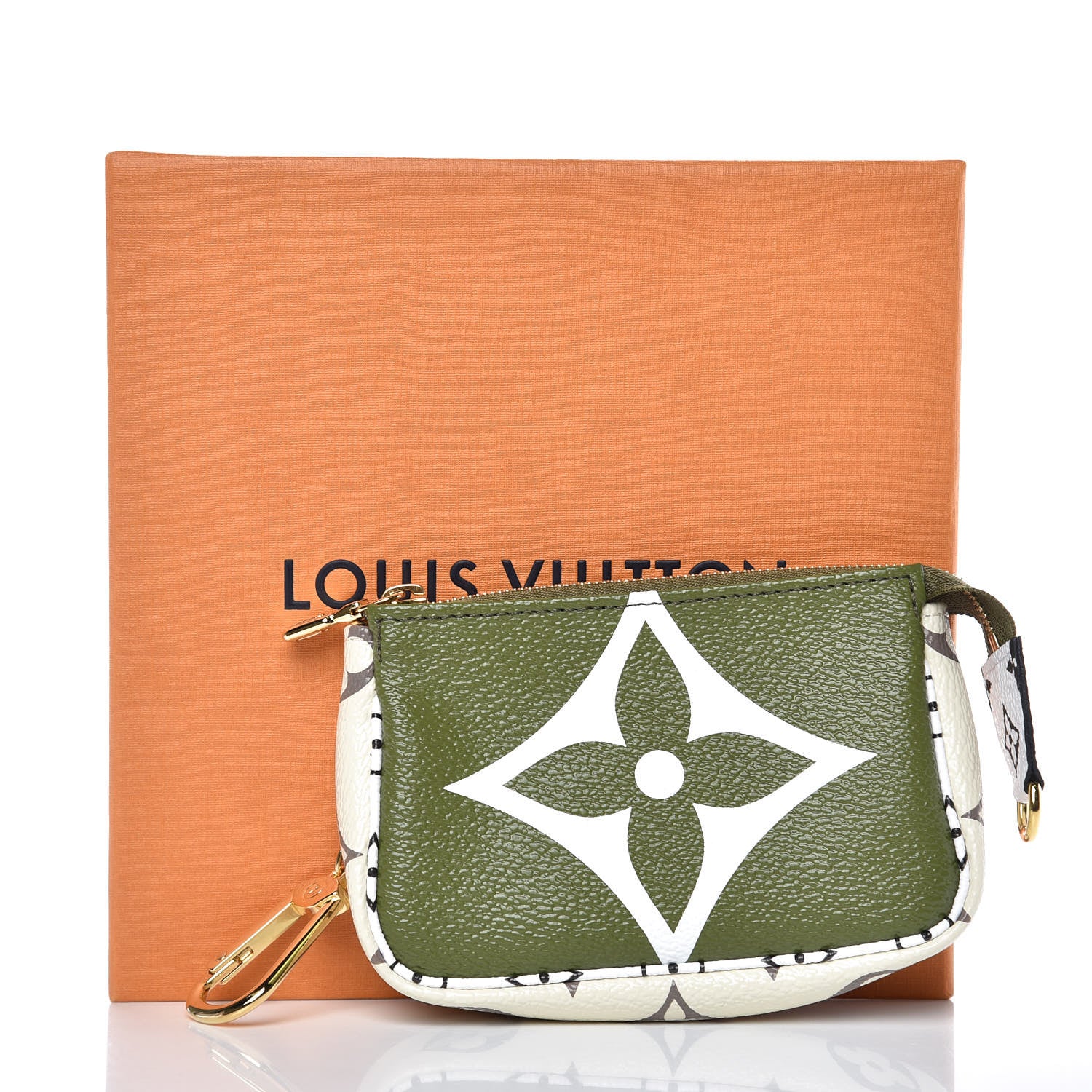 Louis Vuitton Monogram Giant Micro Pochette Accessories Kaki White 8 of 8