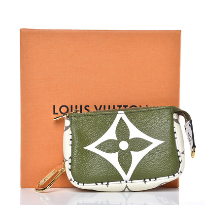 Louis Vuitton Monogram Giant Micro Pochette Accessories Kaki White 8 of 8