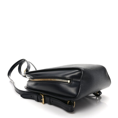 Louis Vuitton Epi Mabillon Backpack Black 4 of 9