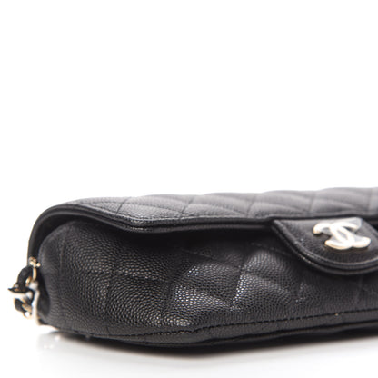 Chanel Caviar Quilted Glasses Case With Chain Black 6 of 12