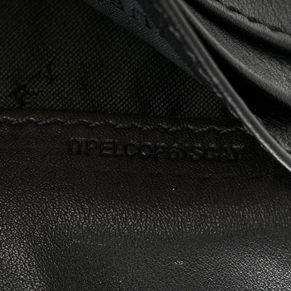 Burberry Calfskin Horseferry Check Porter Continental Wallet Black 7 of 9