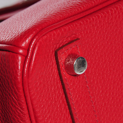 Hermes Togo Birkin 30 Rouge Garance 33 of 34