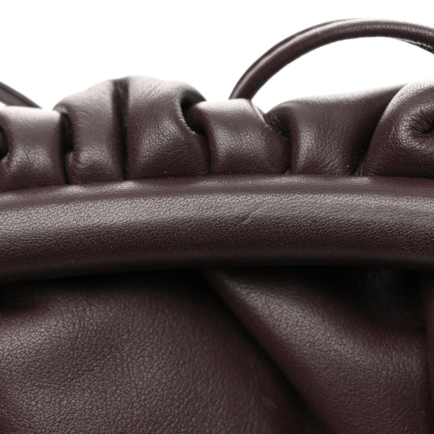 Butter Calfskin The Mini Pouch Grape