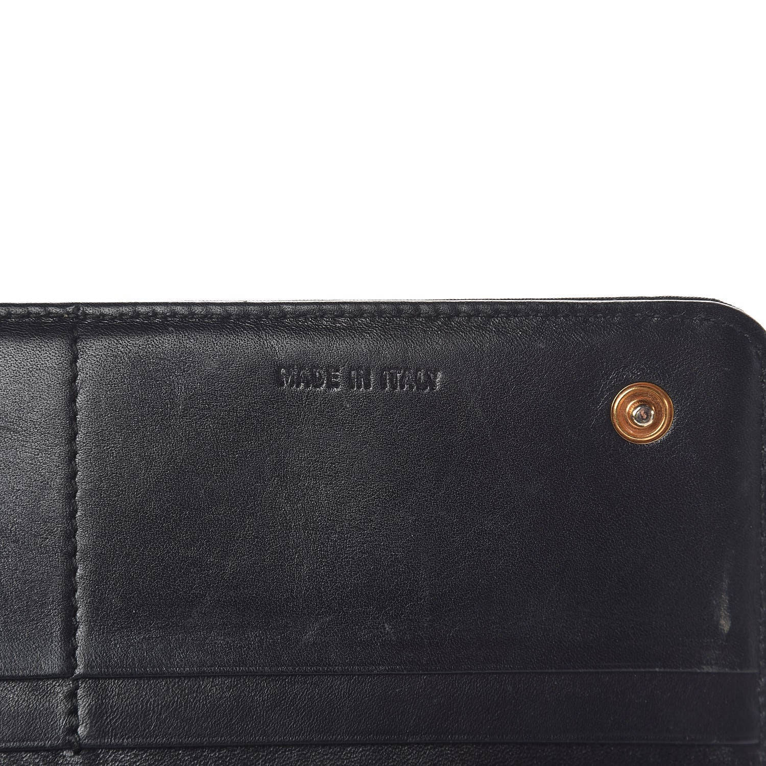 Prada Tessuto Nylon Pietre Jeweled Flap Wallet Black 7 of 12