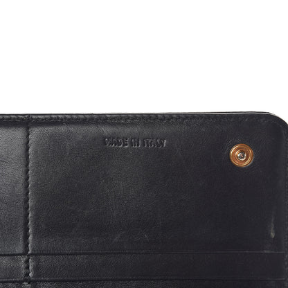 Prada Tessuto Nylon Pietre Jeweled Flap Wallet Black 7 of 12