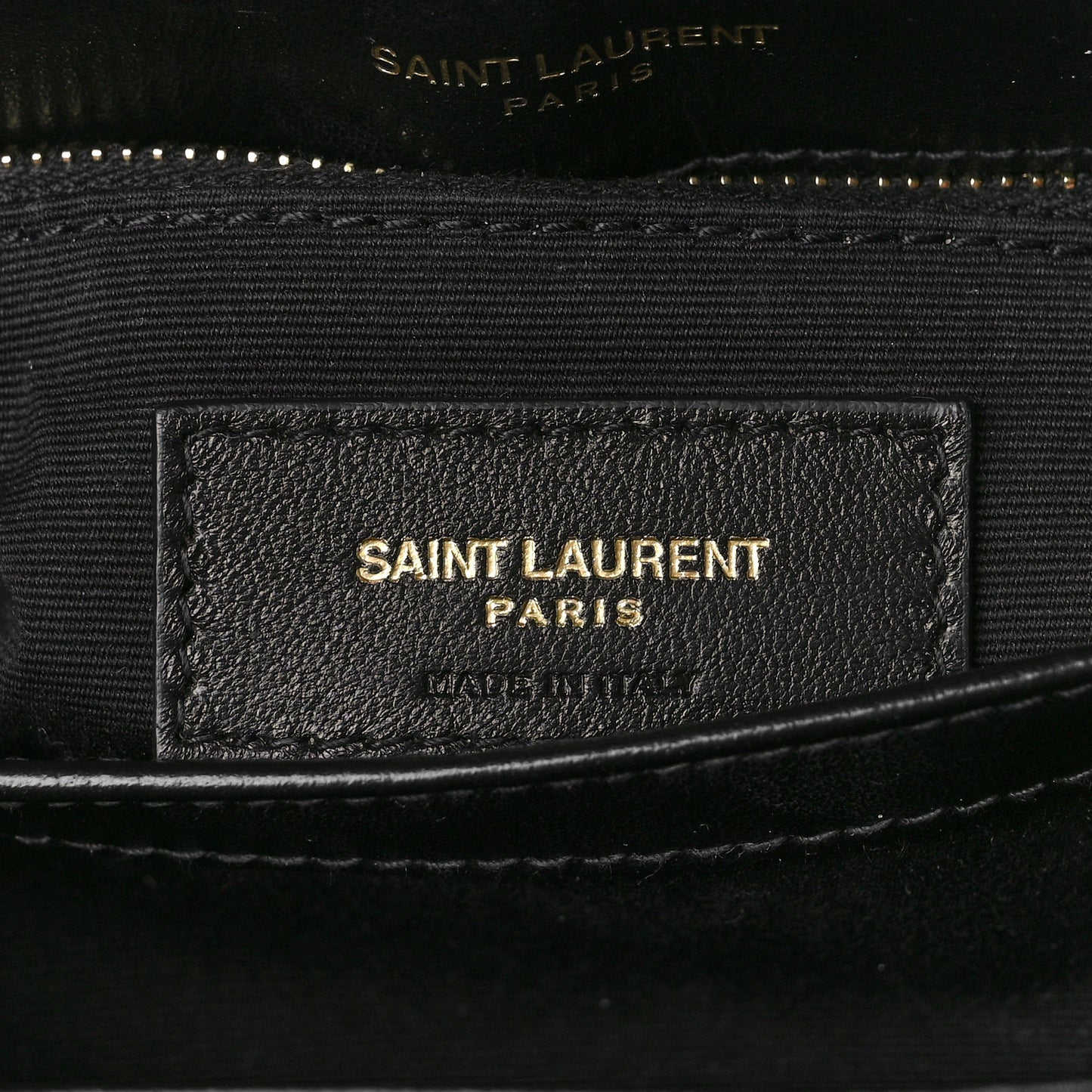 Calfskin Y Quilted Monogram Toy Loulou Crossbody Bag Black