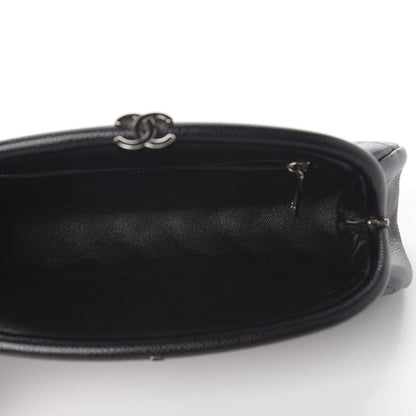 Chanel Caviar Quilted Timeless Clutch Black 4 of 9