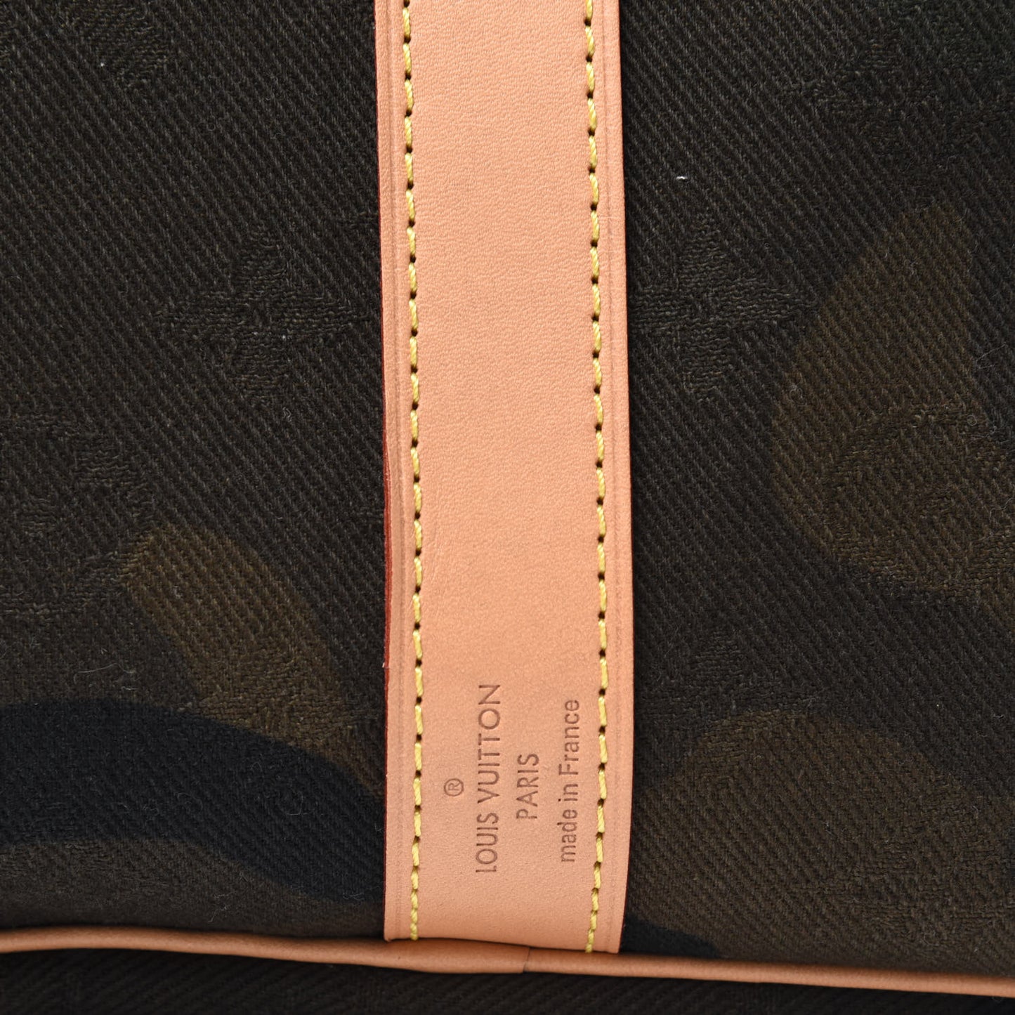 X SUPREME Monogram Camouflage Keepall Bandouliere 45