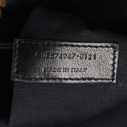 Saint Laurent Calfskin Y Quilted Monogram Large Loulou Chain Satchel Black 6 of 9