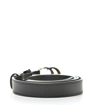 Gucci Calfskin Double G 20mm Belt 85 34 Black 3 of 8