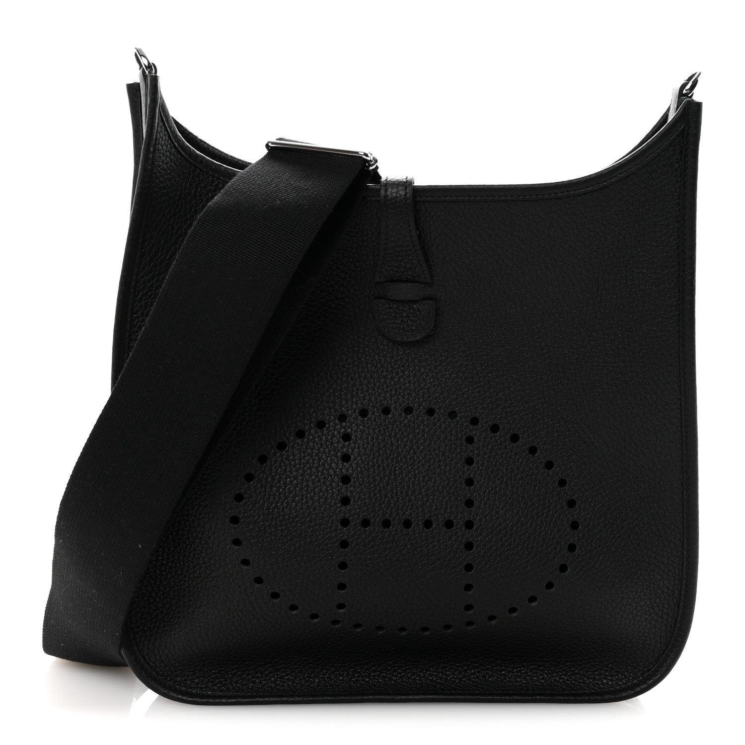 Hermes Taurillon Clemence Evelyne III PM Black 1 of 10