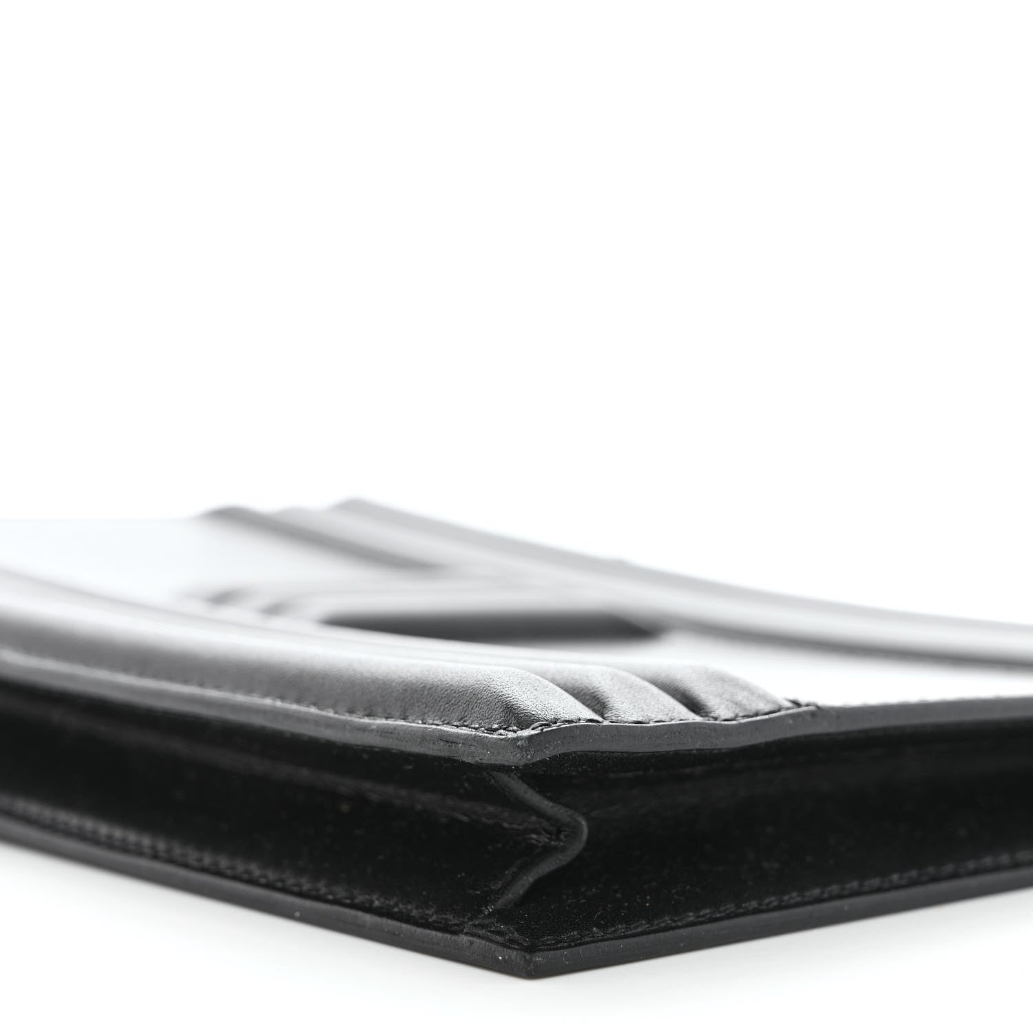 Hermes Tadelakt Kelly Cadena Clutch Black 9 of 12