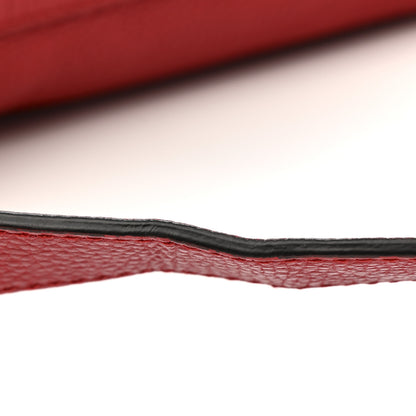 Gucci Grained Calfskin Logo Half Moon Hobo Red 12 of 13