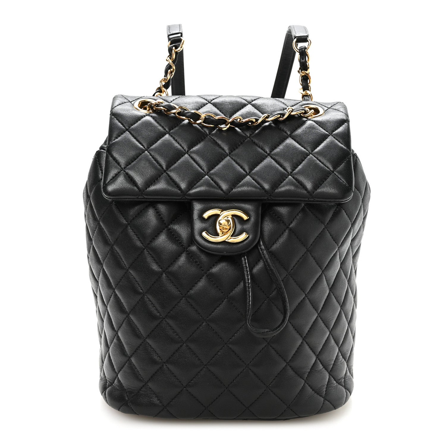 Chanel Lambskin Quilted Small Urban Spirit Backpack Black 1 of 9