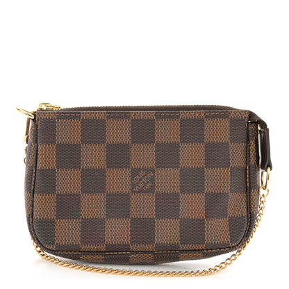 Louis Vuitton Damier Ebene Mini Pochette Accessories 1 of 10