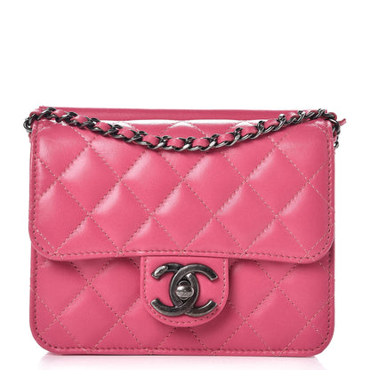Chanel Lambskin Quilted Mini Crossing Times Flap Pink 1 of 7