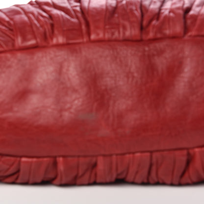 Miu Miu Nappa Matelasse Tote Fuoco 13 of 16