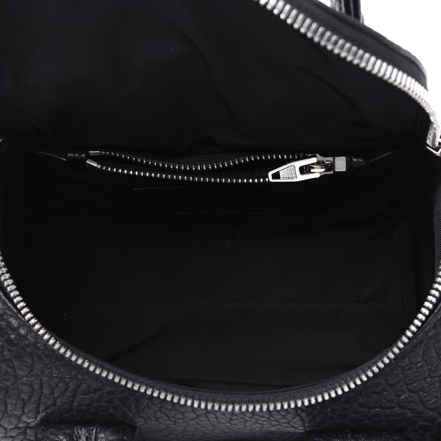 Alexander Wang Pebbled Lambskin Mini Rockie Black Rhodium Hardware 4 of 5