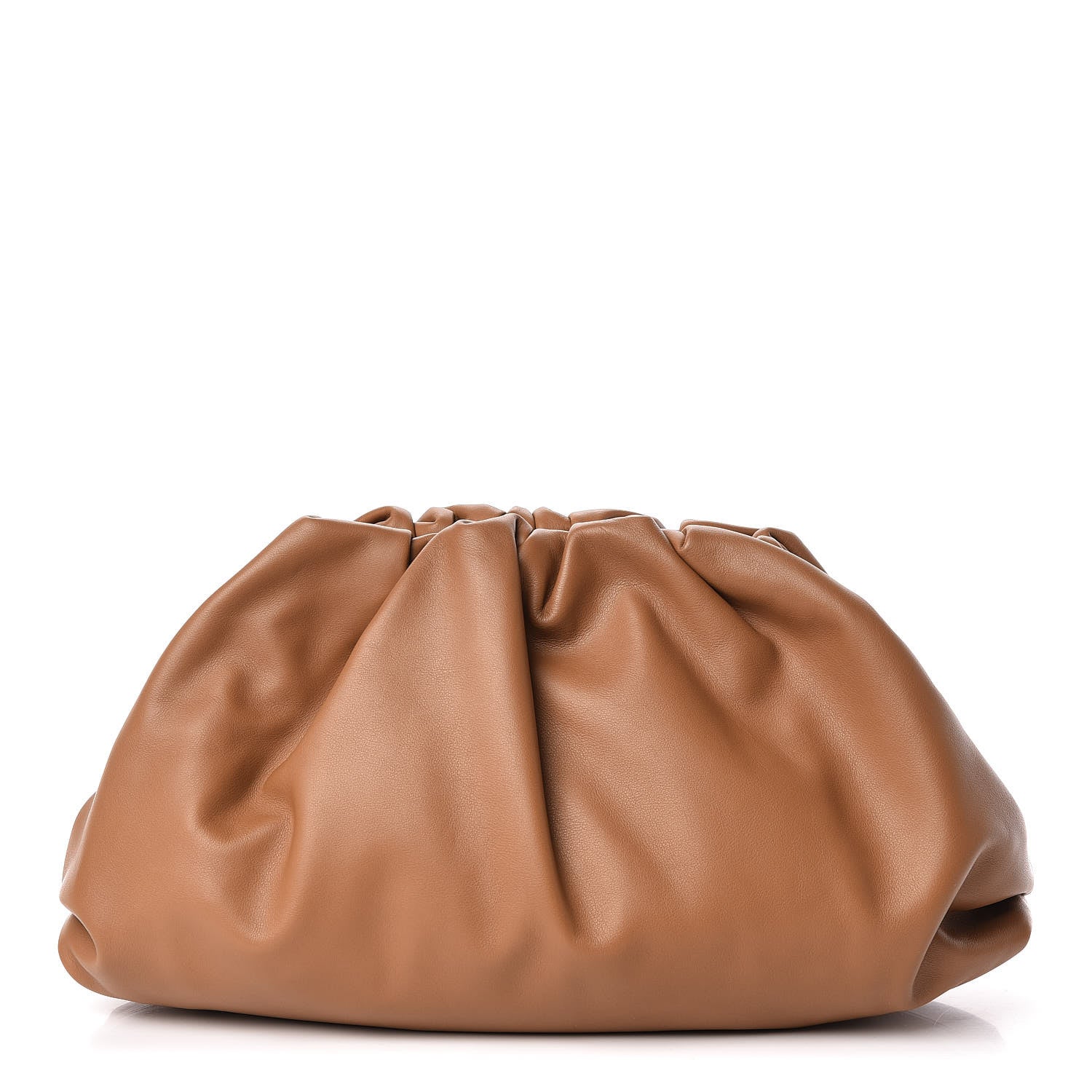 Bottega Veneta Smooth Butter Calf The Pouch Oversized Clutch Cammello 1 of 11