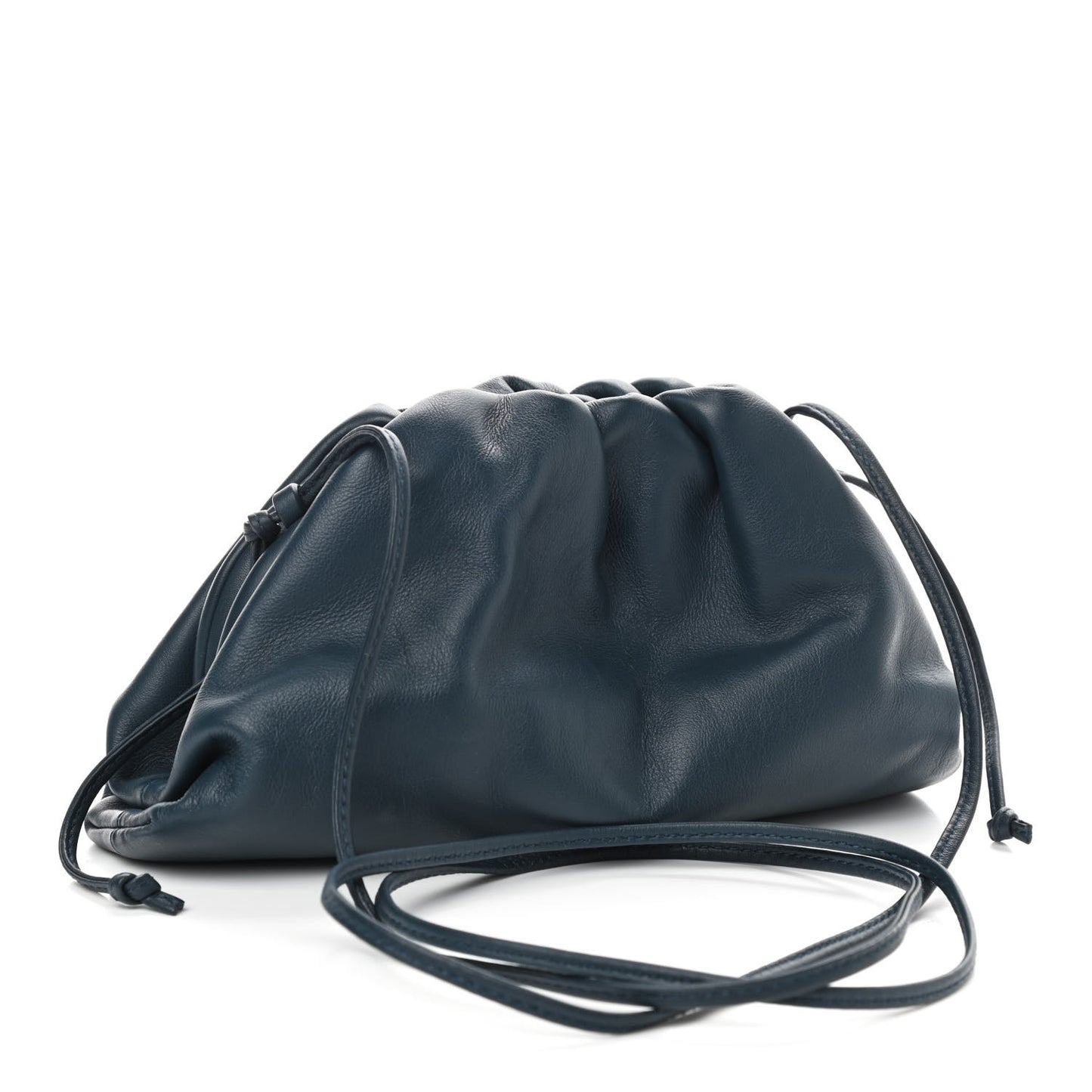 Butter Calfskin The Mini Pouch Deep Blue