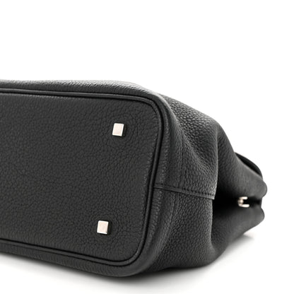 Moynat Taurillon Blush Calfskin Gabby PM Black 9 of 10