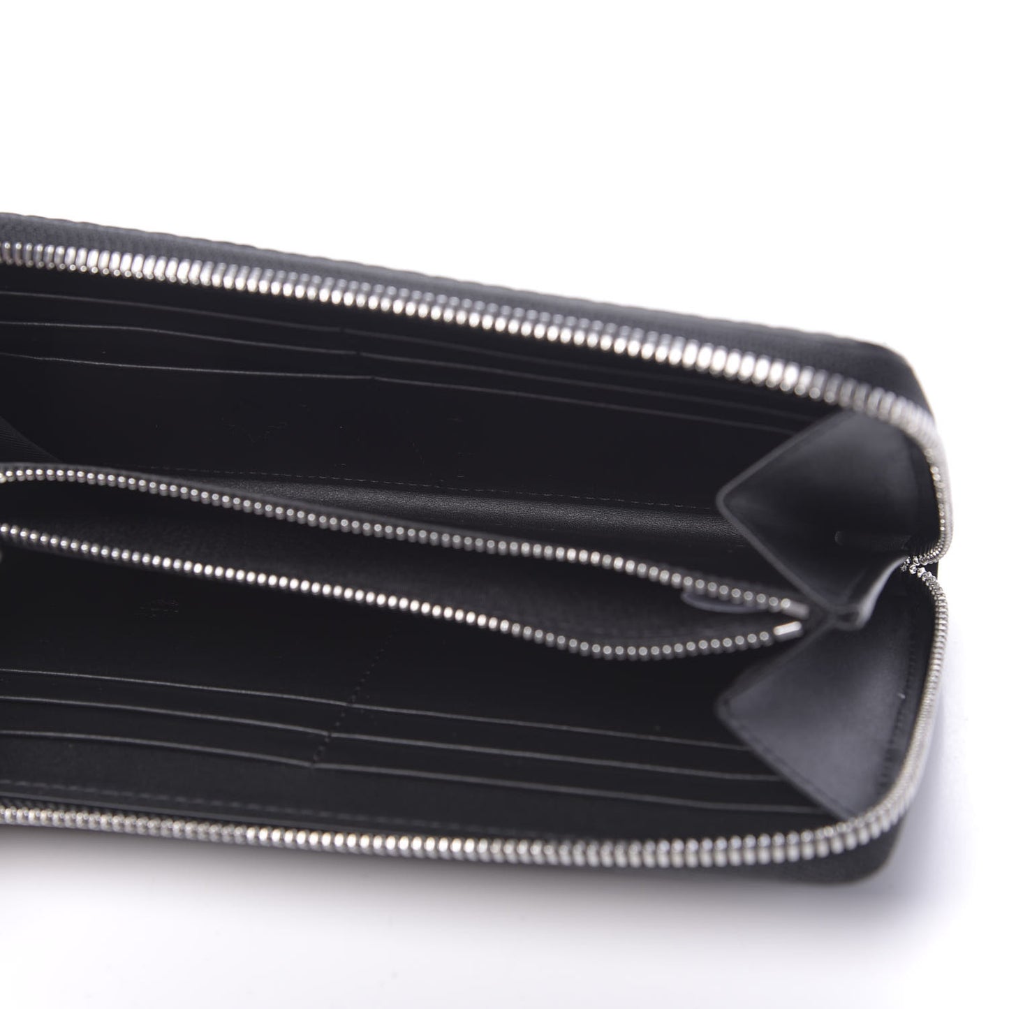 Visetos Large Zip Around Wallet Black