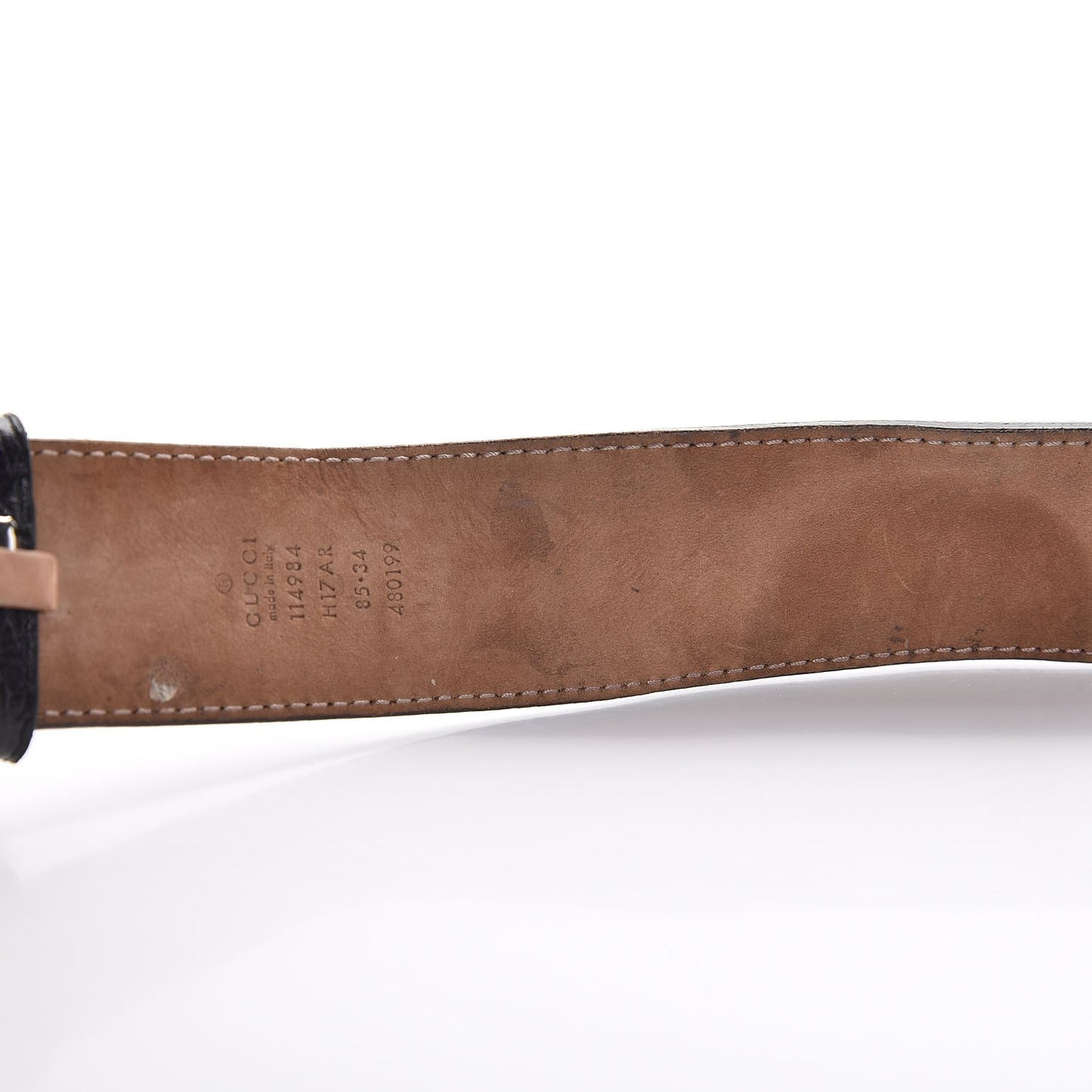 Canvas Web Interlocking G Belt 85 34 Black