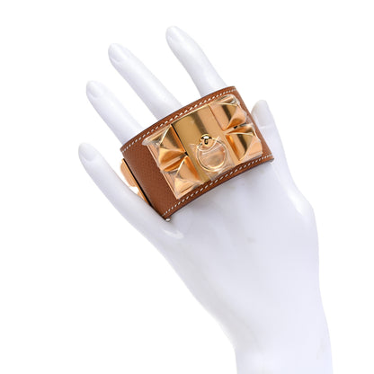 Hermes Epsom Collier de Chien CDC Bracelet Gold 2 of 7