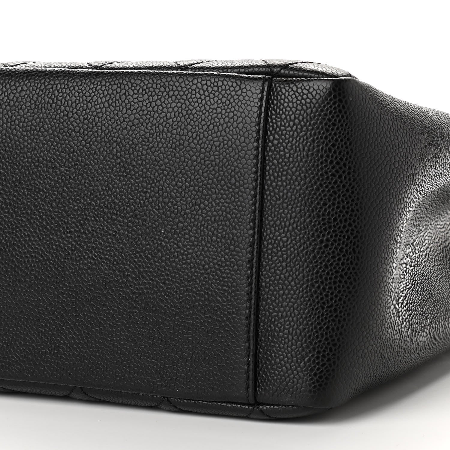 Chanel Caviar Quilted Grand Shopping Tote GST Black 10 of 12