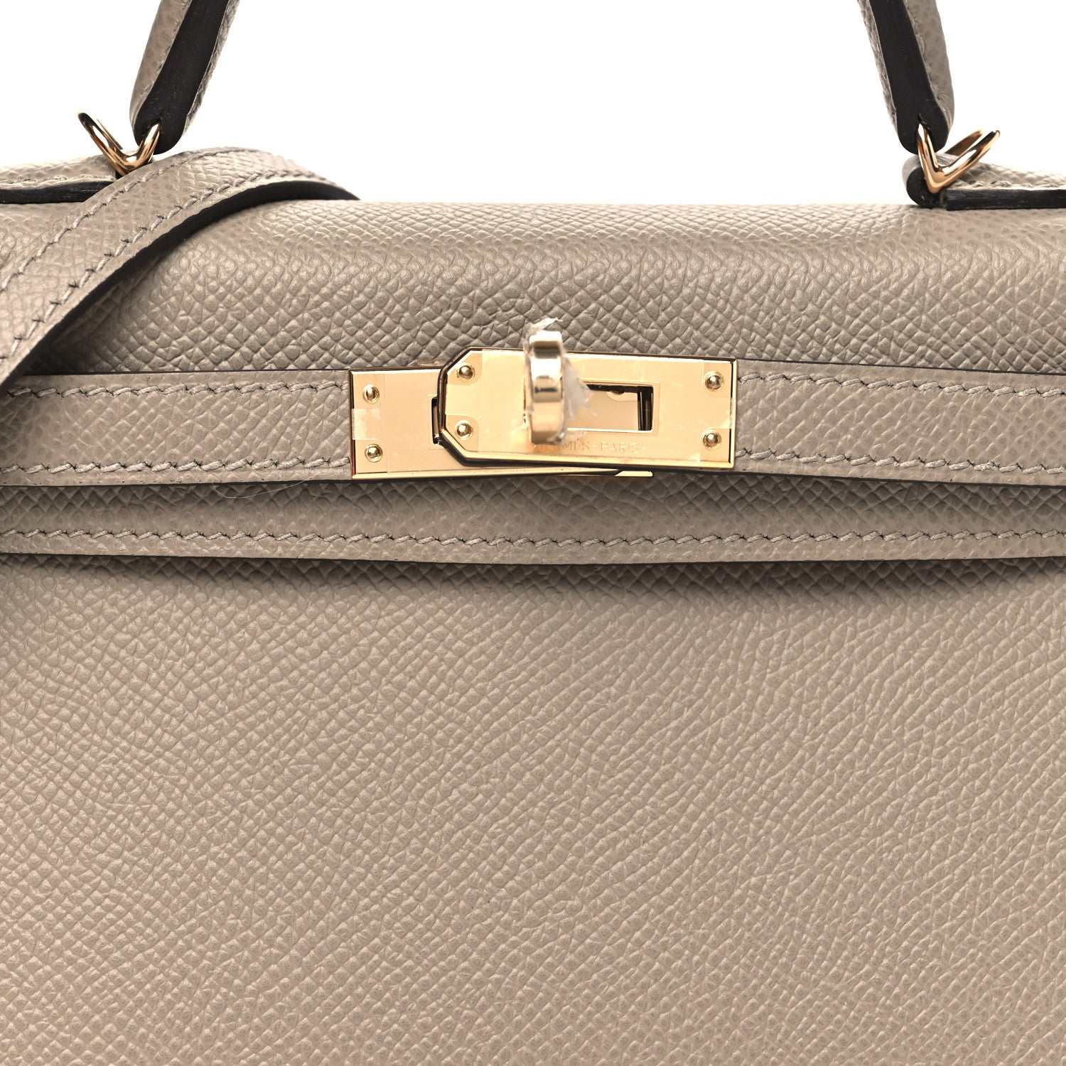 Hermes Epsom Horseshoe Mini Kelly Sellier 20 Gris Asphalt Rose Mexico 8 of 11