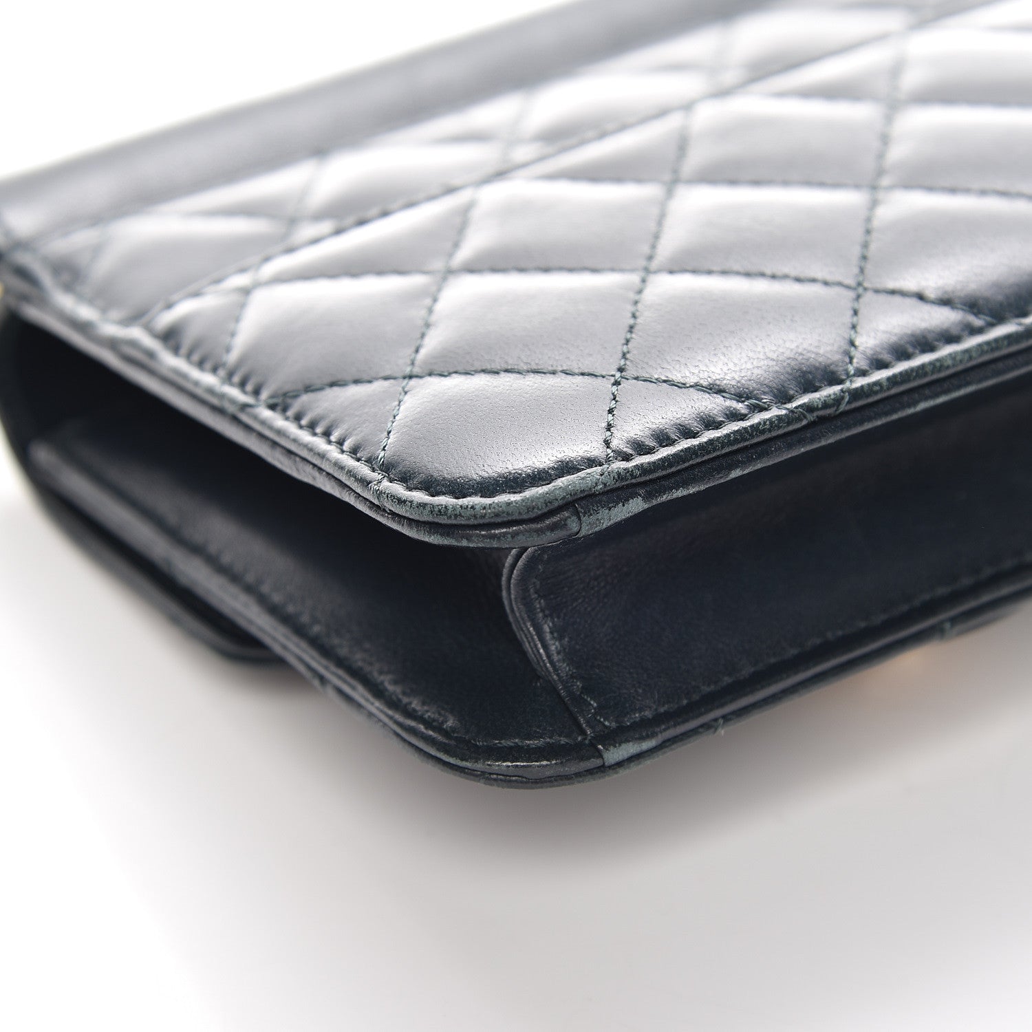 Chanel Lambskin Quilted Mini Crossing Times Flap Green 20 of 20