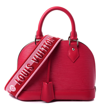 Louis Vuitton Epi Jacquard Alma BB Rose Pondicherry 1 of 4