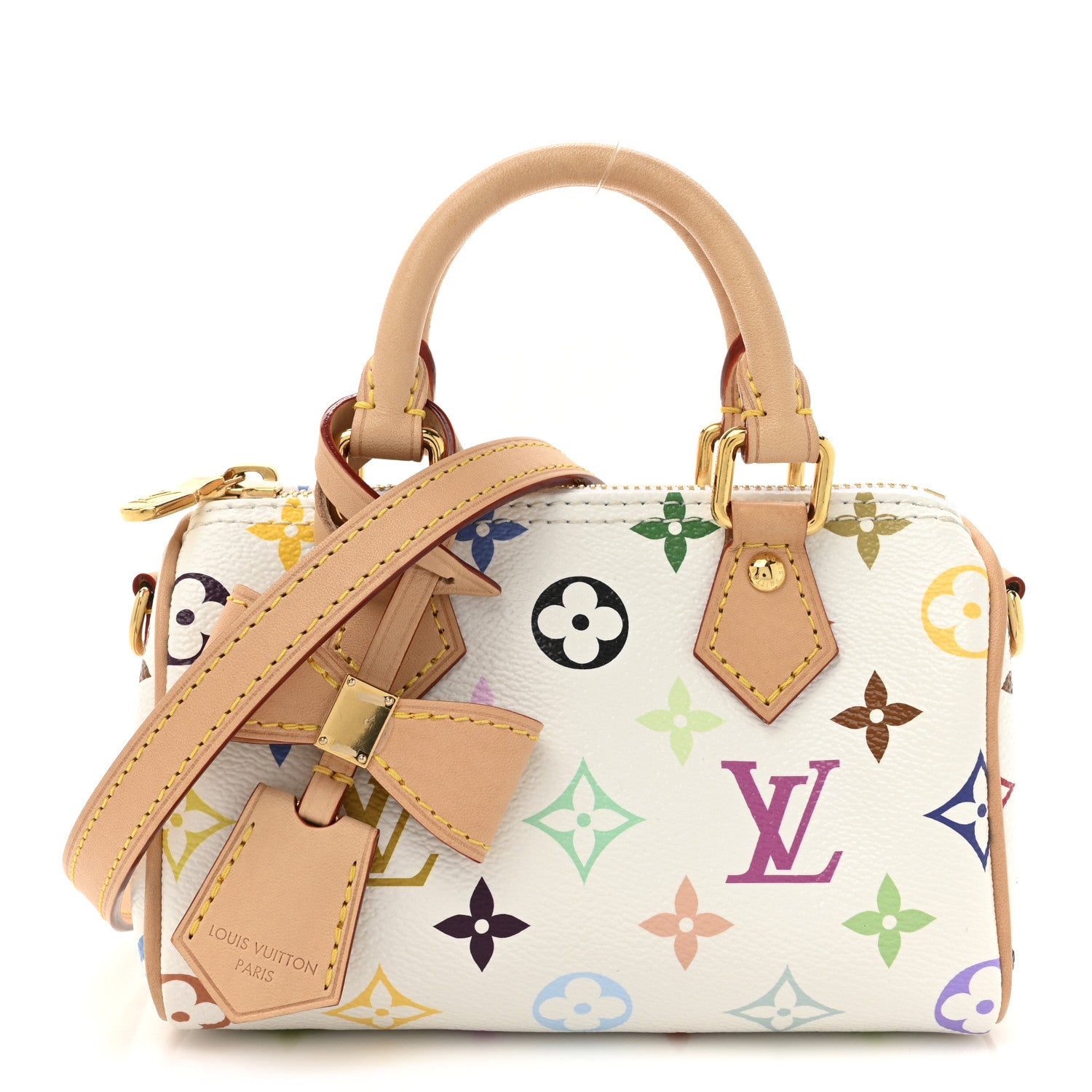 Louis Vuitton LV X TM Monogram Multicolor Nano Speedy White 1 of 10