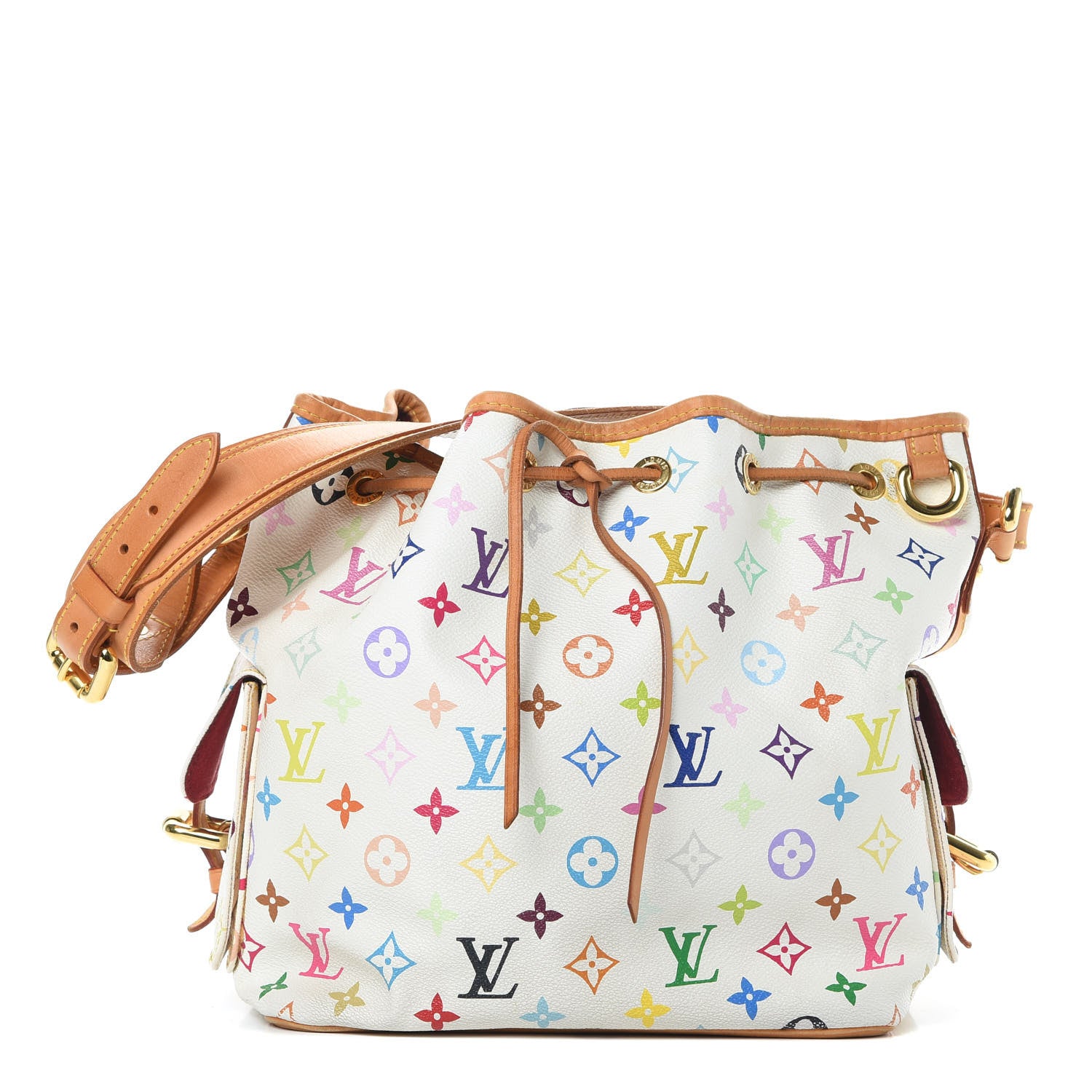 Louis Vuitton Monogram Multicolor Petit Noe White 1 of 13